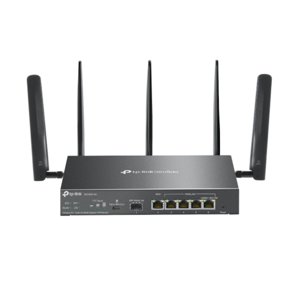 TP-LinkRouter Omada VPN 4G+ Cat6 AX3000 Gigabit