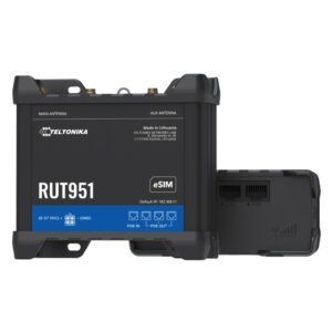 TeltonikaRouter Teltonika Industrial 4G LTE 2xSIM eSIM Wi-Fi4 4xRJ45 PoE+
