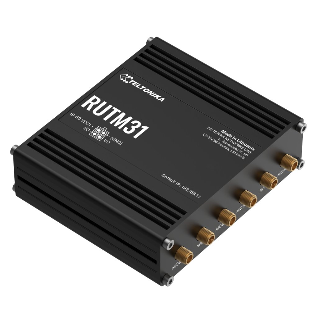 TeltonikaRouter Teltonika Industrial 5G 2xSIM Wi-Fi5 2xRJ45 1xConfigurable Digital I/O
