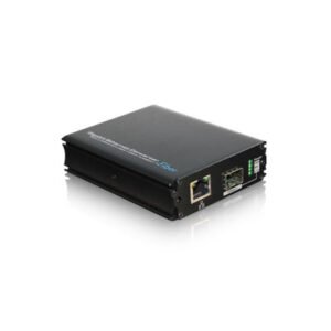 UTEPOConversor de Medio Industrial 1 puerto Gigabit + 1 SFP  6KV/8KV ESD -40º-75º compatible con MIT-B1