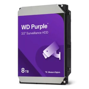 Western DigitalDisco duro 8TB WD Purple para Videovigilancia 3.5" SATA 256MB de caché